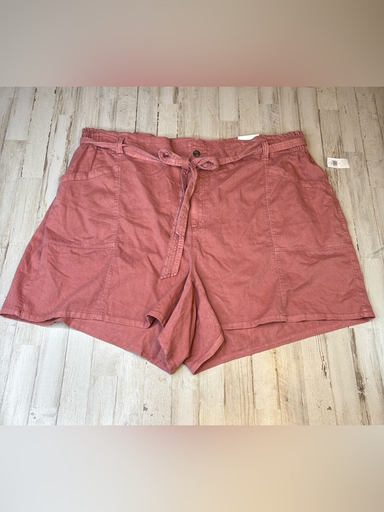 Old Navy Pants - Old Navy High Rise Dusty Rose Drawstring Linen-Blend Plus Size 4X NWT!